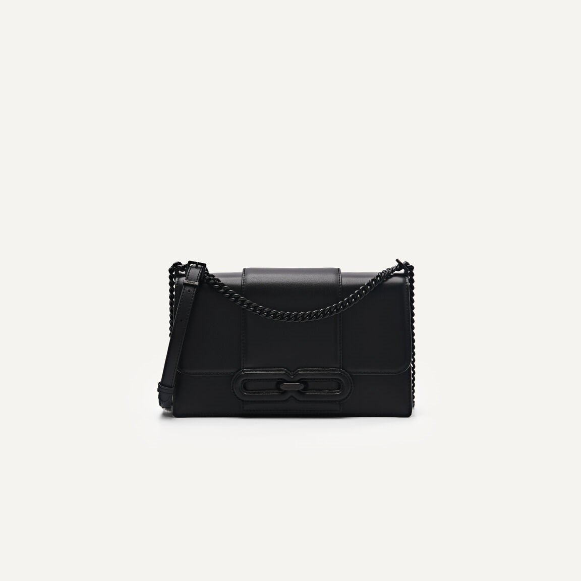 PEDRO Studio Kate Leather Shoulder Bag - Black