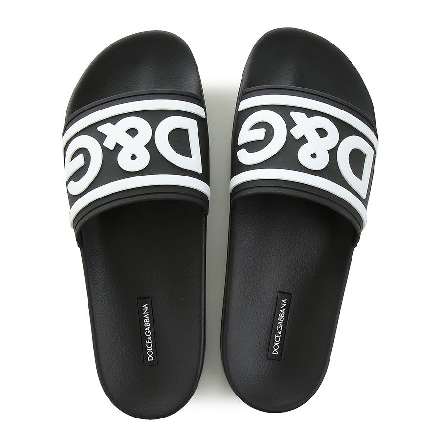 Dép Nam Dolce & Gabbana Slides With Logo CS2072 AQ858 89690