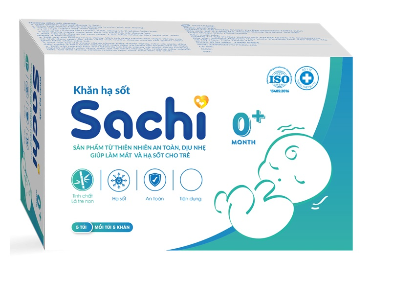 Khăn lau hạ sốt Sachi có thể giúp trẻ bị co giật do sốt cao không? 
