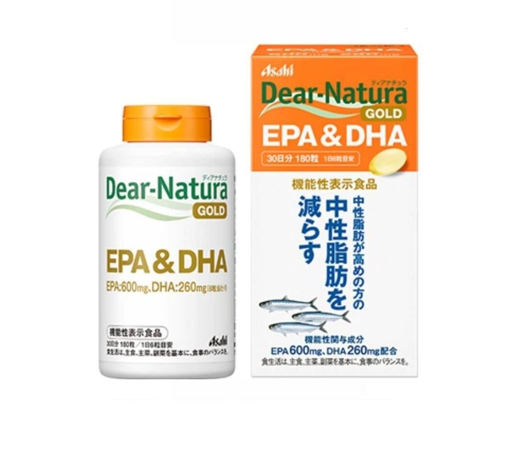 Viên Uống Hỗ Trợ Bổ Não Dear Natura Gold EPA & DHA Nhật Bản