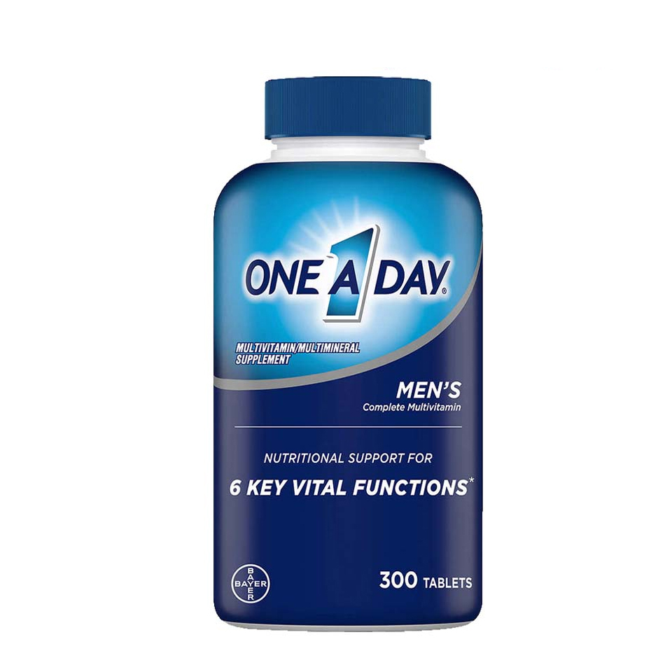 Có những loại vitamin nào được cung cấp trong One A Day Men\'s Multivitamin?

