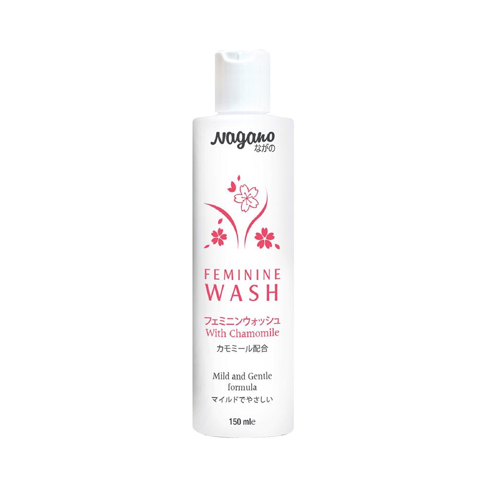 Dung Dịch Vệ Sinh Phụ Nữ Nagano Japan 150ml FEMININE WASH WITH