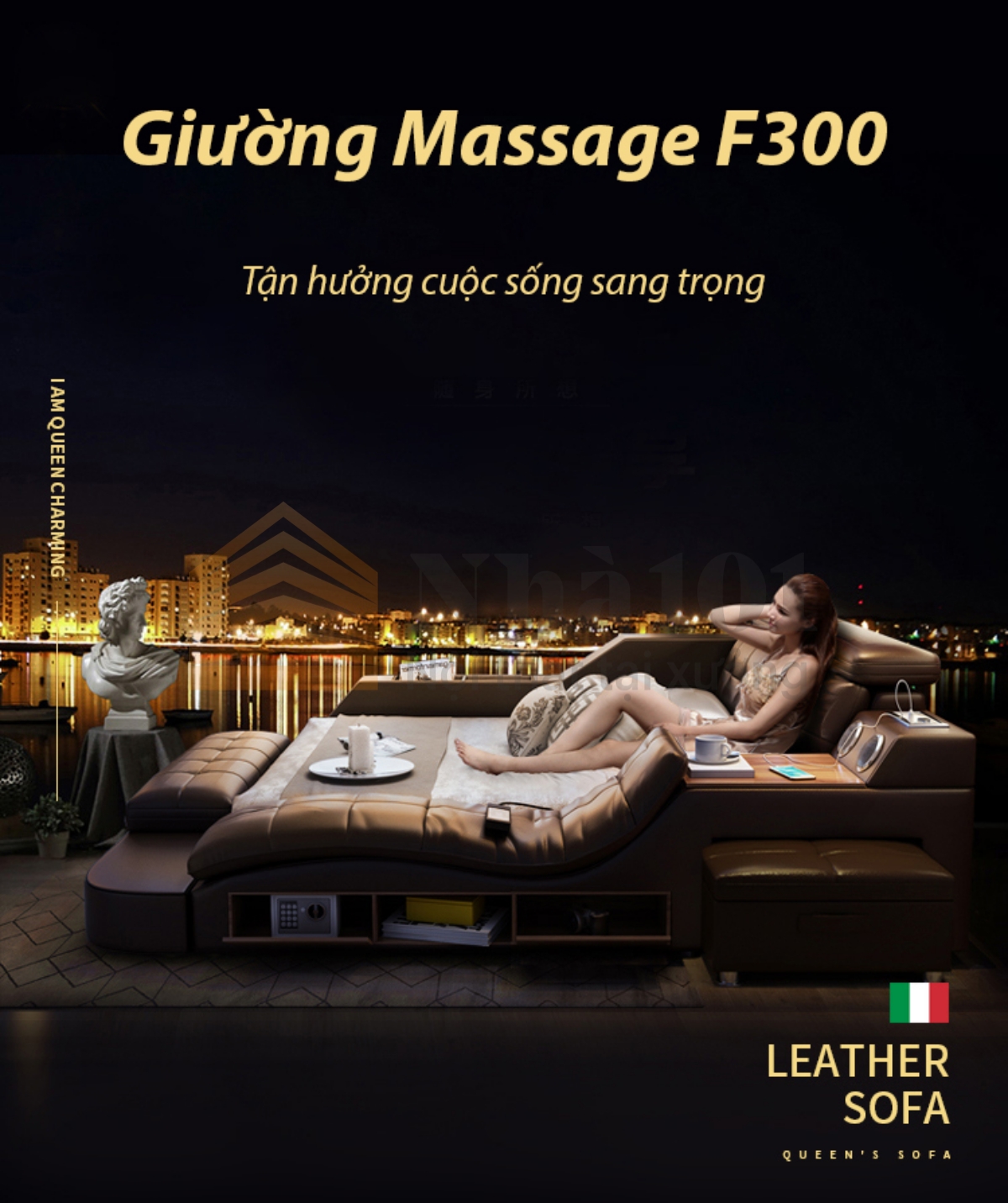 Giường Massage Cao Cấp F300, Giường Massage, Giường Nhà Sang Trọng 1