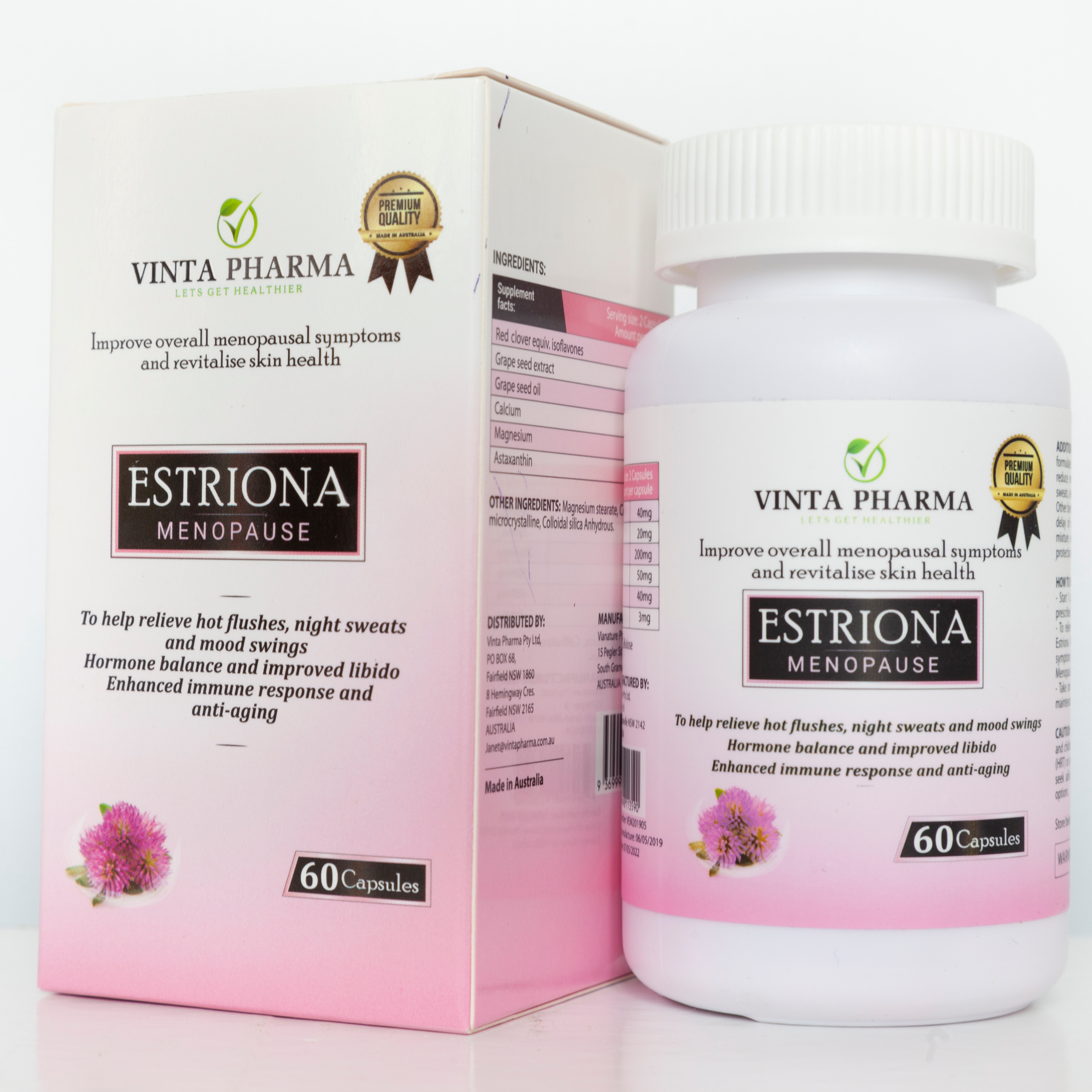 Viên uống chống lão hóa da Estriona (Menopause) | Chiaki.vn