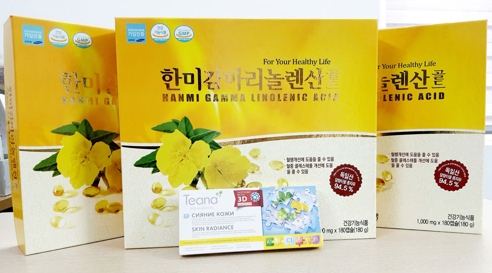 Tinh Dầu Hoa Anh Thảo Hàn Quốc Hanmi Gamma Linolenic Acid Hộp 180 Viên 1