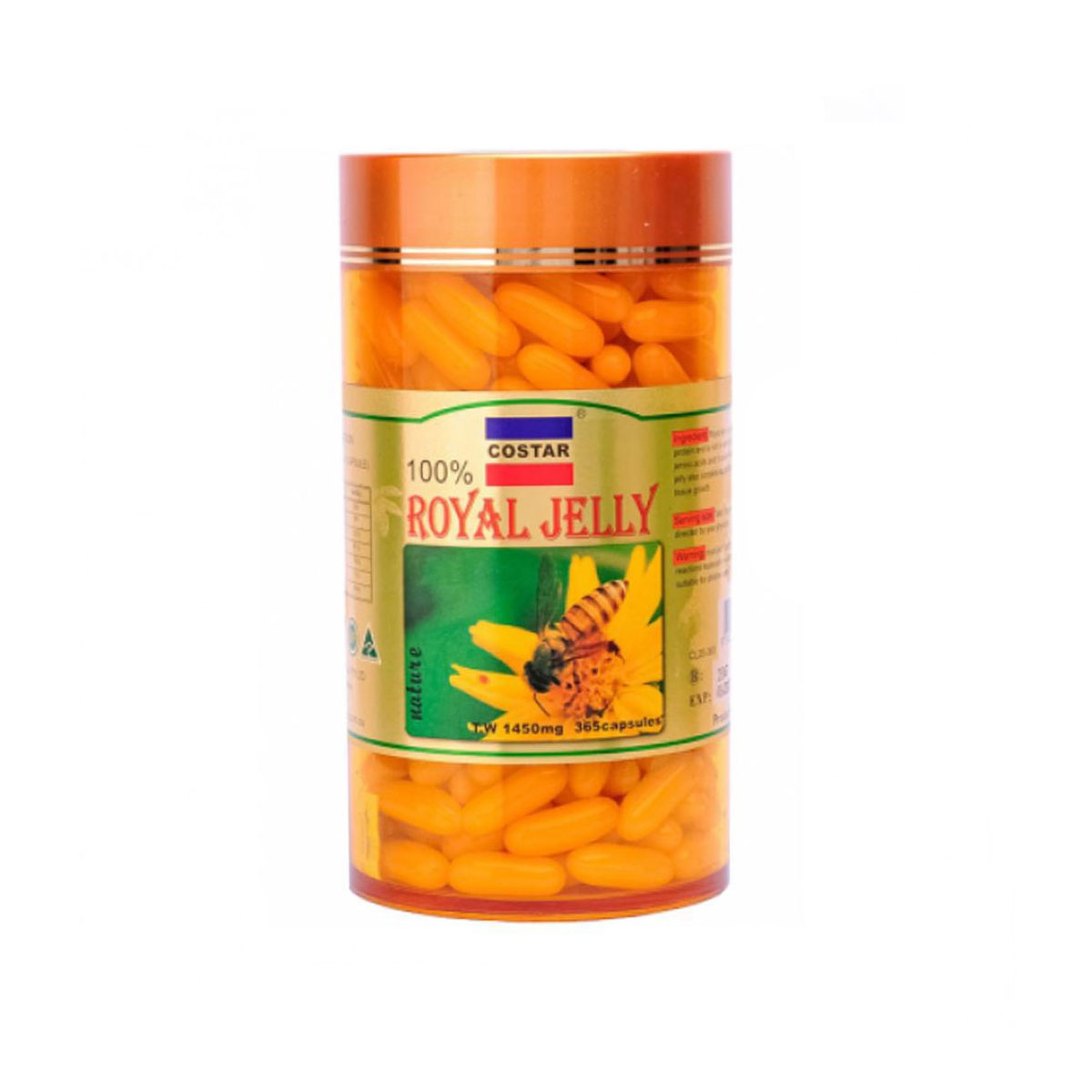 Sữa Ong Chúa Costar Royal Jelly Soft Gel Capsules 1450mg