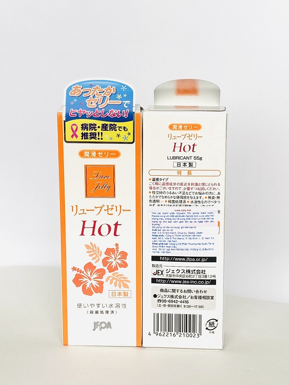 Gel Bôi Trơn Jex Luve Jelly Hot Cao Cấp Nhật Bản 2