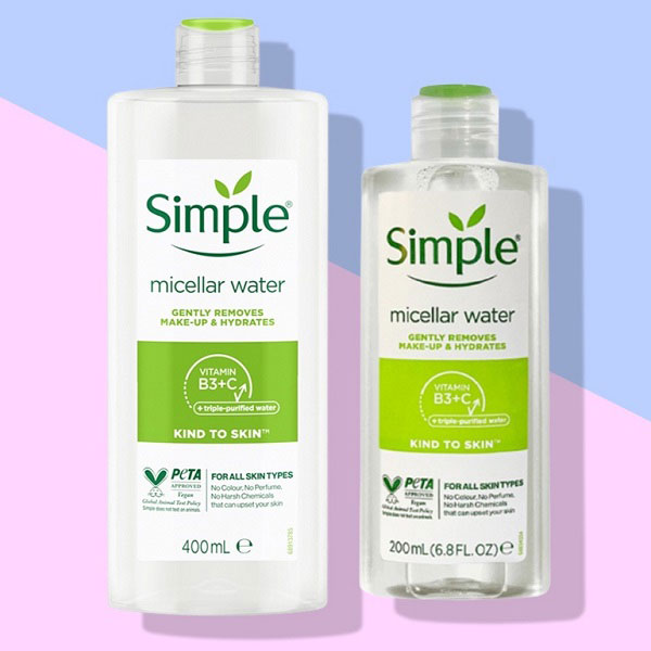 Nước Tẩy Trang Simple Làm Sạch Micellar Cleansing Water 400ml | Chiaki.vn