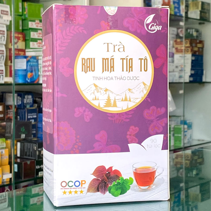 Trà Túi Lọc Rau Má Tía Tô GIGA - Giúp Thanh Nhiệt Mát Gan | Chiaki.vn