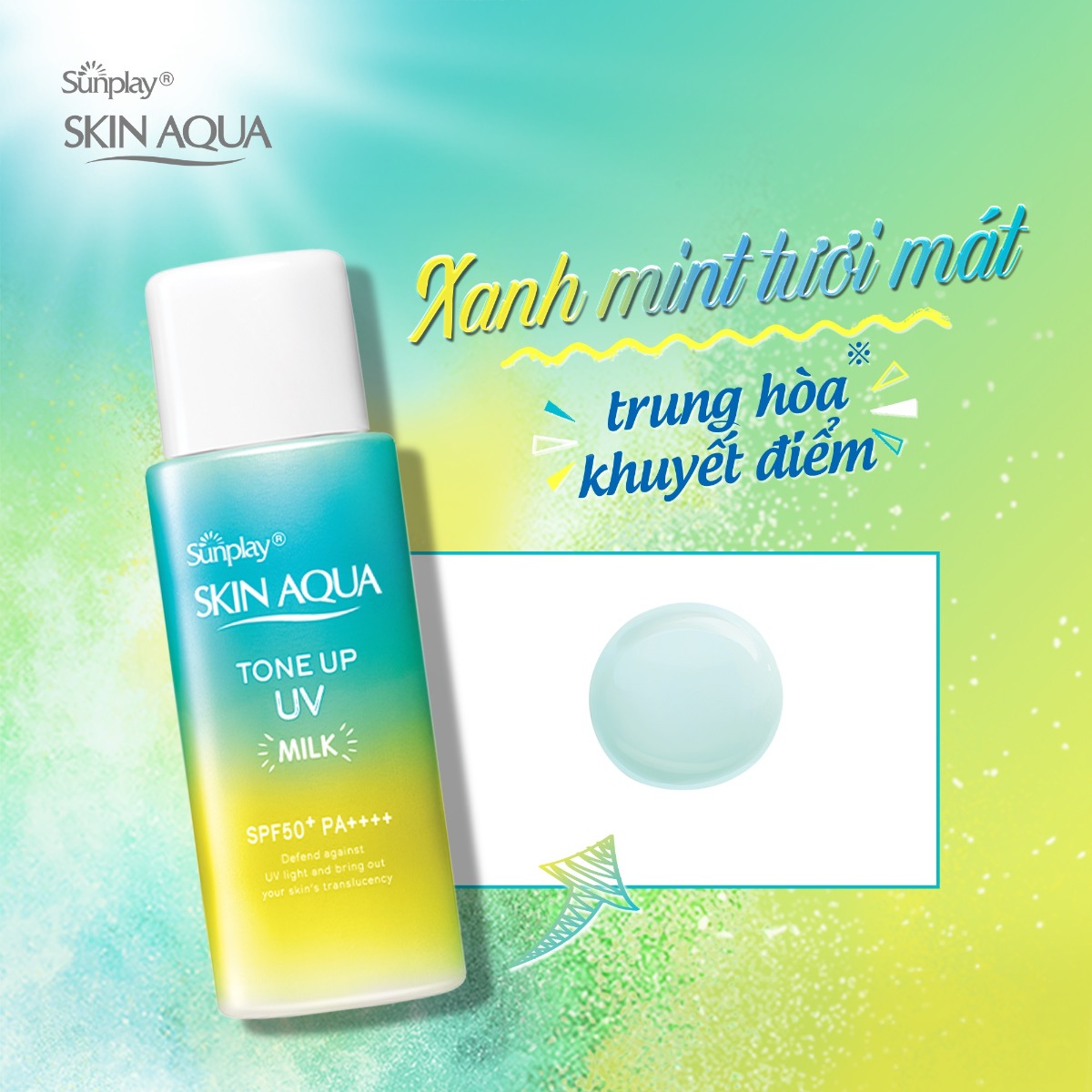 Sữa Chống Nắng Hiệu Chỉnh Sắc Da Sunplay Skin Aqua Tone Up UV Milk 5