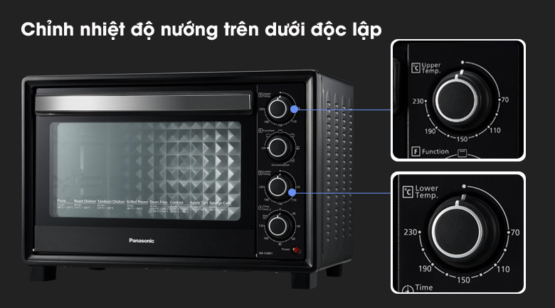 Lò nướng Panasonic NB-H3801KRA 38 lít 3