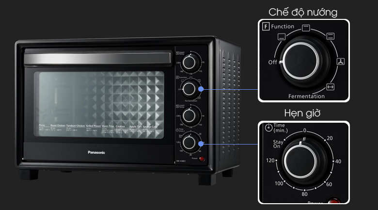 Lò nướng Panasonic NB-H3801KRA 38 lít 4
