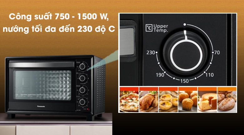 Lò nướng Panasonic NB-H3801KRA 38 lít 5