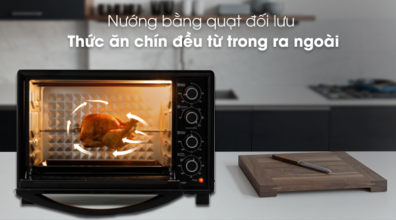 Lò nướng Panasonic NB-H3801KRA 38 lít 6