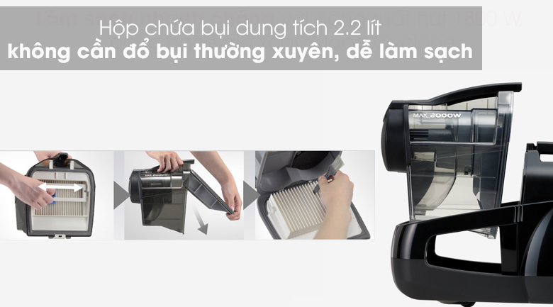 Máy hút bụi Panasonic MC-CL575KN49 2000W 4