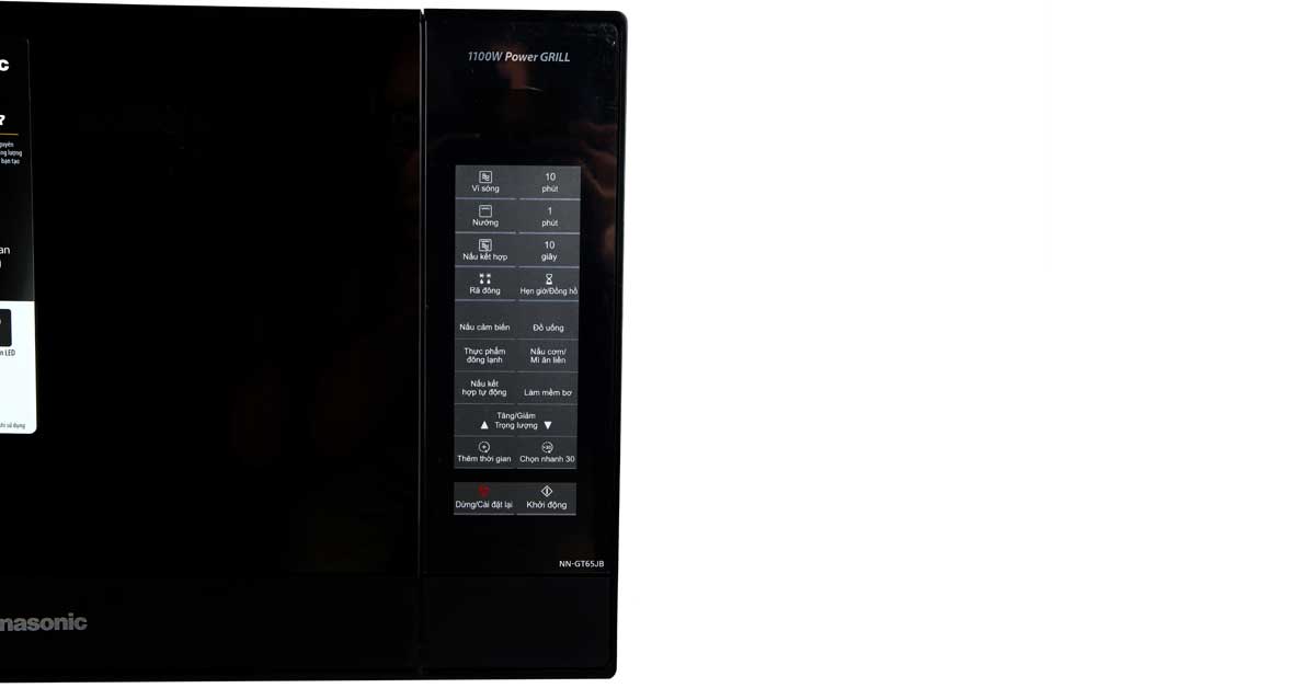 Lò Vi Sóng Panasonic NN-GT65JBYUE 31 lít Inverter Có Nướng 2