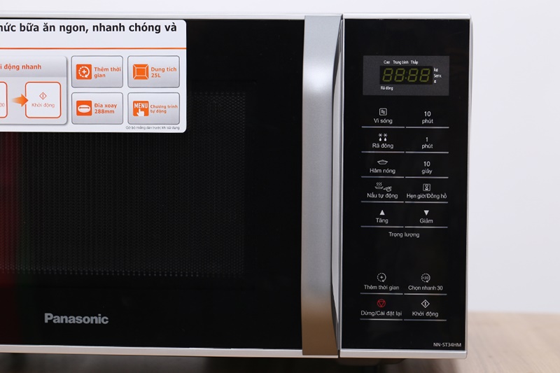  điều chỉnh c&aacute;c chức năng của l&ograve; vi s&oacute;ng linh hoạt, nhanh ch&oacute;ng
