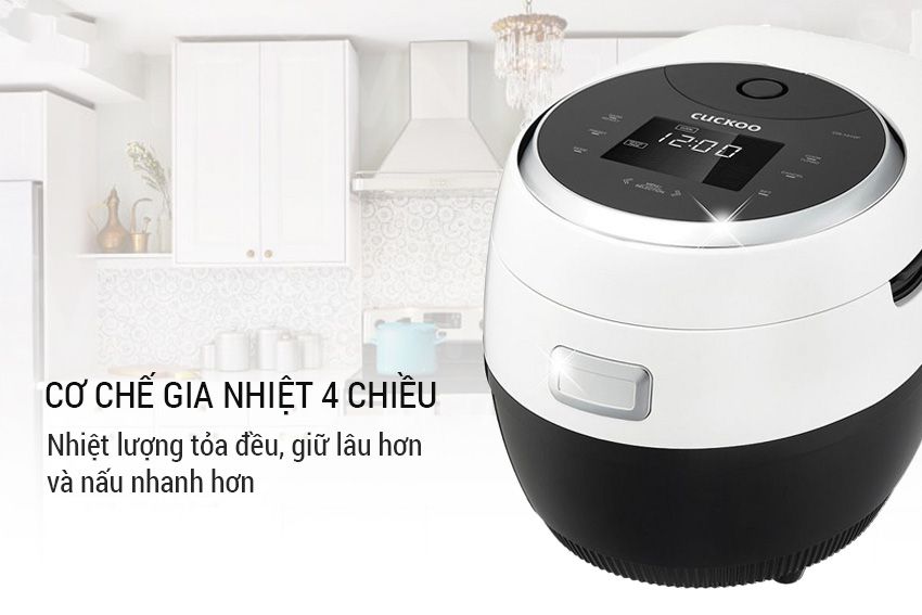 Nồi cơm điện tử  Cuckoo CR-1010F 1.8 l&iacute;t trang bị chế độ hẹn giờ