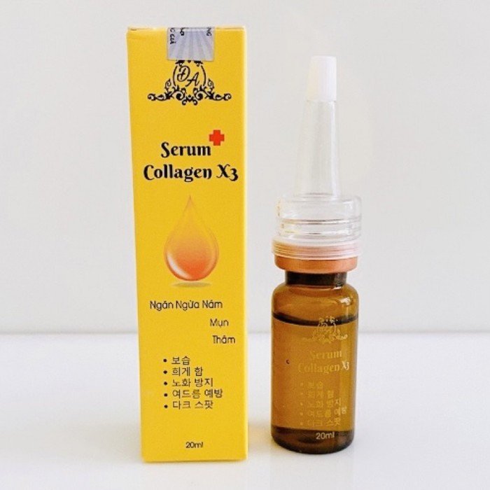 Serum Căng Bóng Collagen X3 Lọ 20Ml - Mỹ Phẩm Đông Anh
