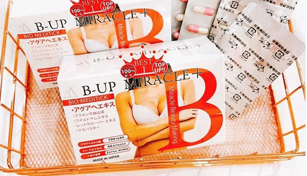 Viên uống nở ngực, mông B-Up Miracle + 60 viên Nhật Bản Screenshot 4 4545af5924d7f6b2ac066a881d77e39b