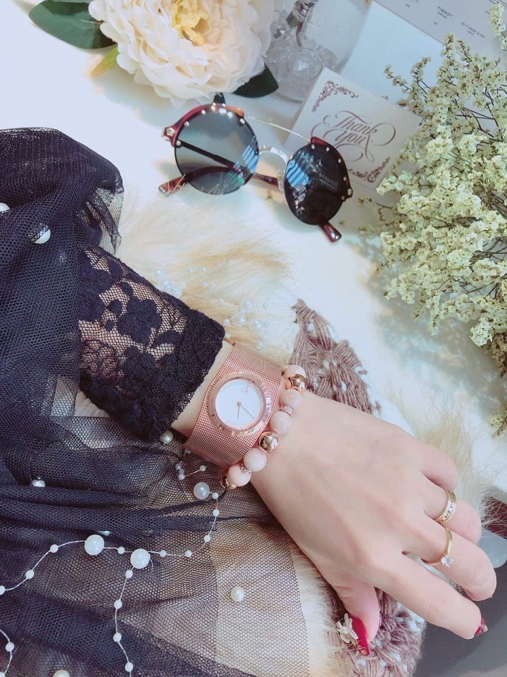 Đồng hồ nữ CK Calvin Klein K3T23626 màu Rose Gold dây Mesh 3